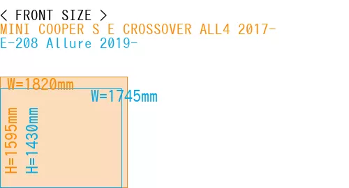 #MINI COOPER S E CROSSOVER ALL4 2017- + E-208 Allure 2019-